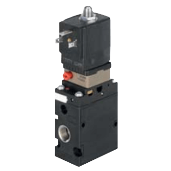 Burkert Pneumatic Solenoid Valve with Standard Temperature, 6518/6519